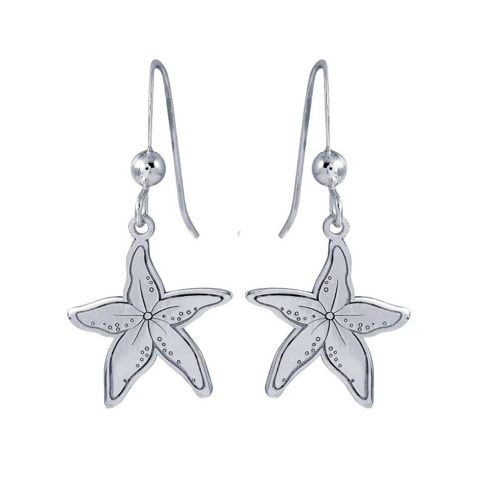 Dangling Starfish Earrings