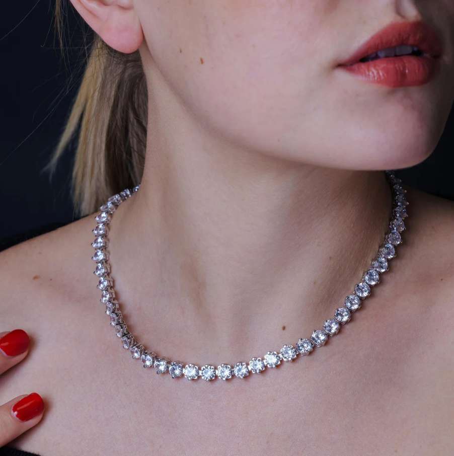 Tennis CZ Necklace