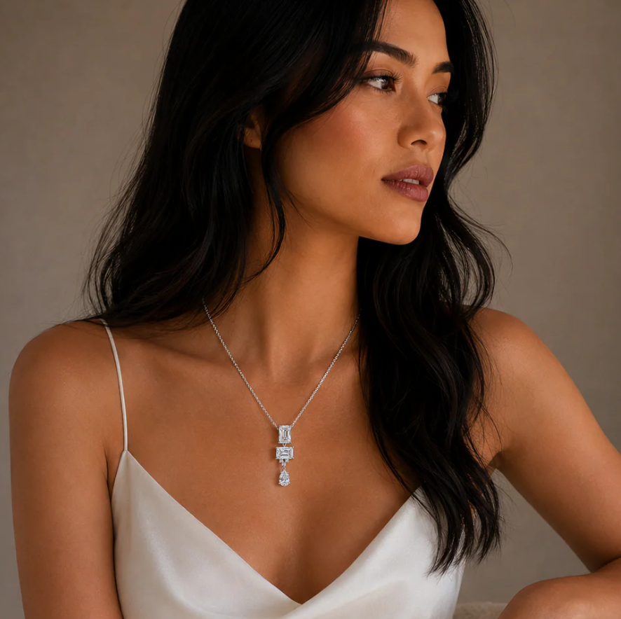 Dangle Bridal Necklace