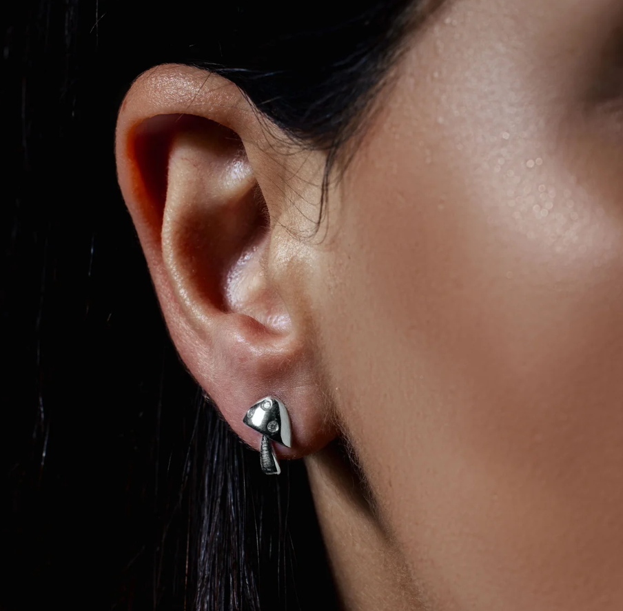 Mushroom Stud Earrings