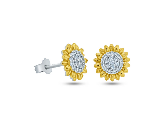 Sunflower Stud Earrings