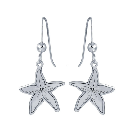 Dangling Starfish Earrings