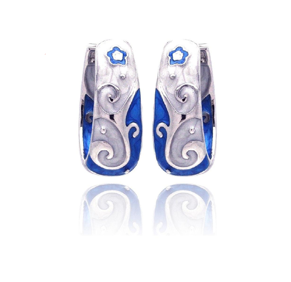Filigree Star Hoop Earrings