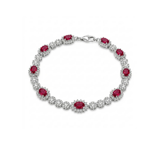 Red Tennis Bracelet