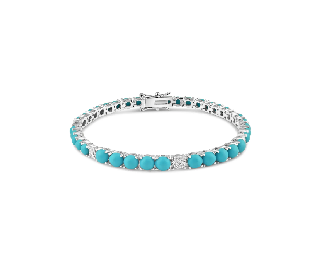 Turquoise Tennis Bracelet