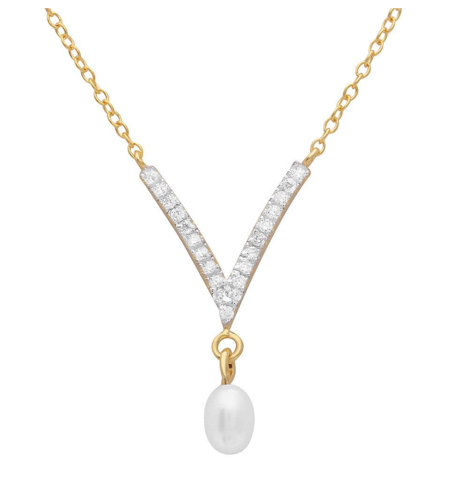 Hanging Pearl Necklace
