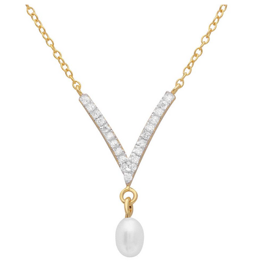 Hanging Pearl Necklace