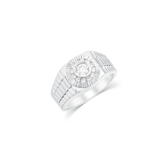Sunburst Signet Ring