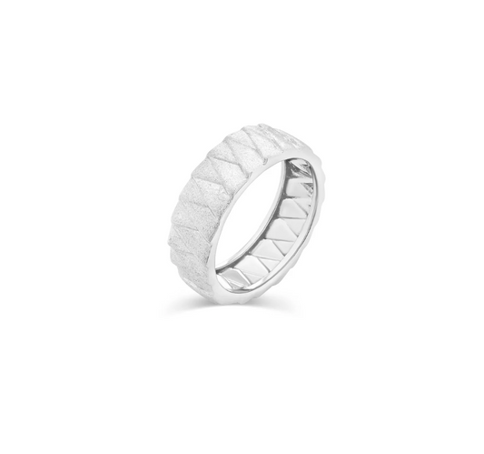 Diamond Cut Band Ring
