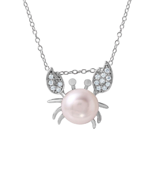 Pearl Crab Necklace
